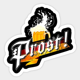 Prost Beer German American Flag Shirt Oktoberfest Men Mug Sticker